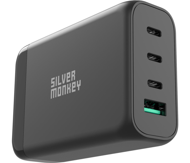 SILVER MONKEY GaN 130W USB-C PD + USB 3.0 QC B - 1097682 - zdjęcie 2
